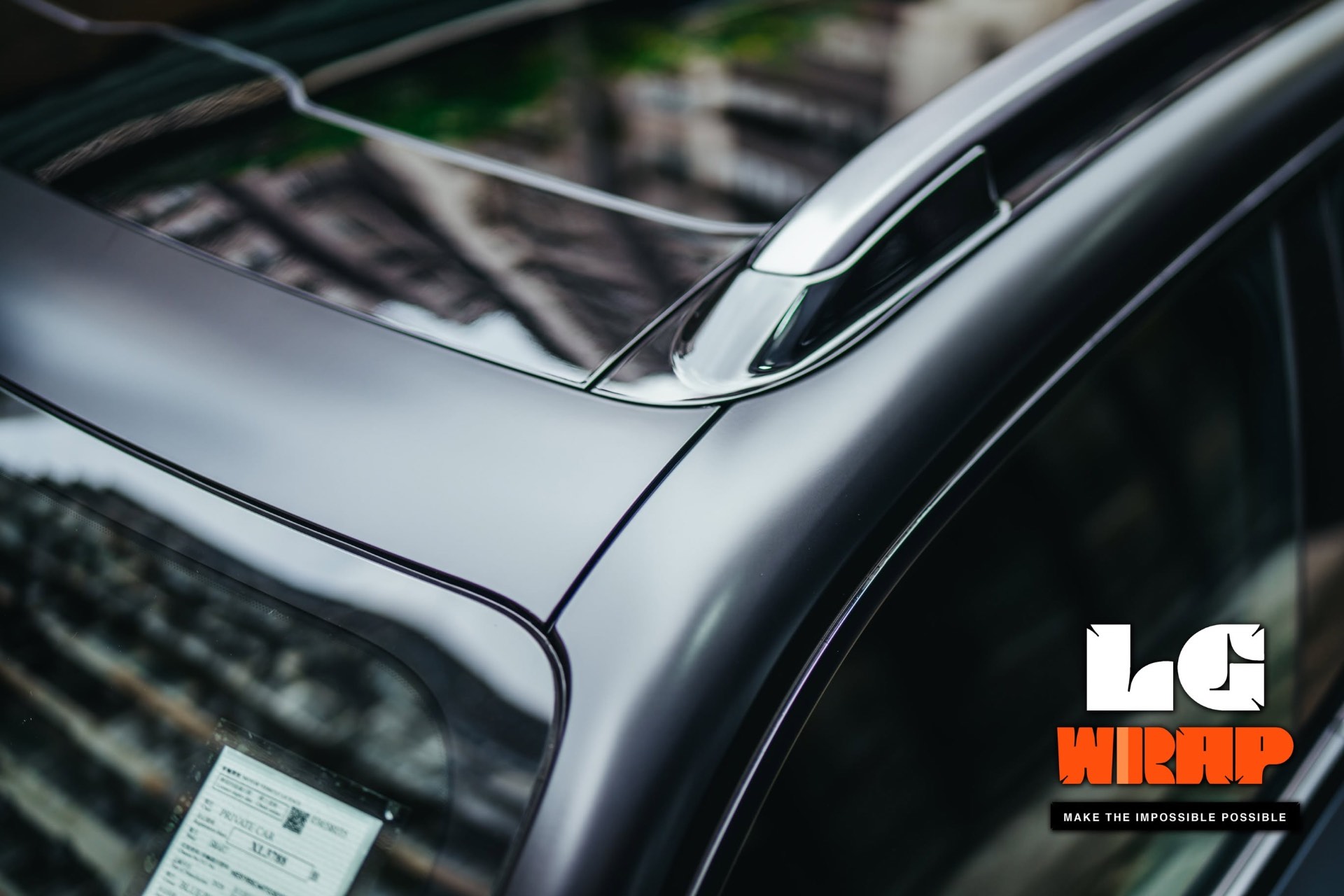SMART #5 roof rack and A-pillar two-tone Color PPF edge finishing