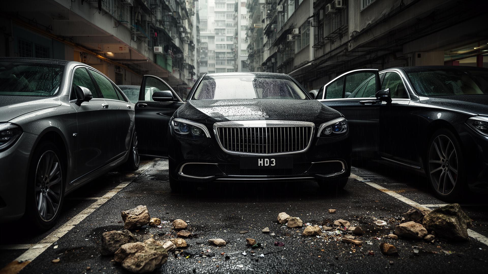 Threats from narrow Hong Kong car parks and high-speed stone chips
