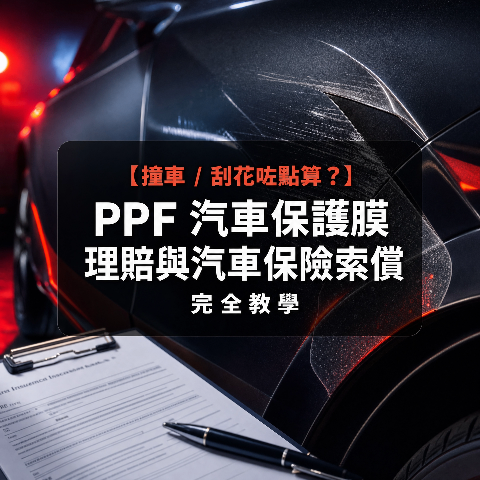 What to do if your car is crashed/scratched? A complete guide to PPF insurance claims and car insurance claims