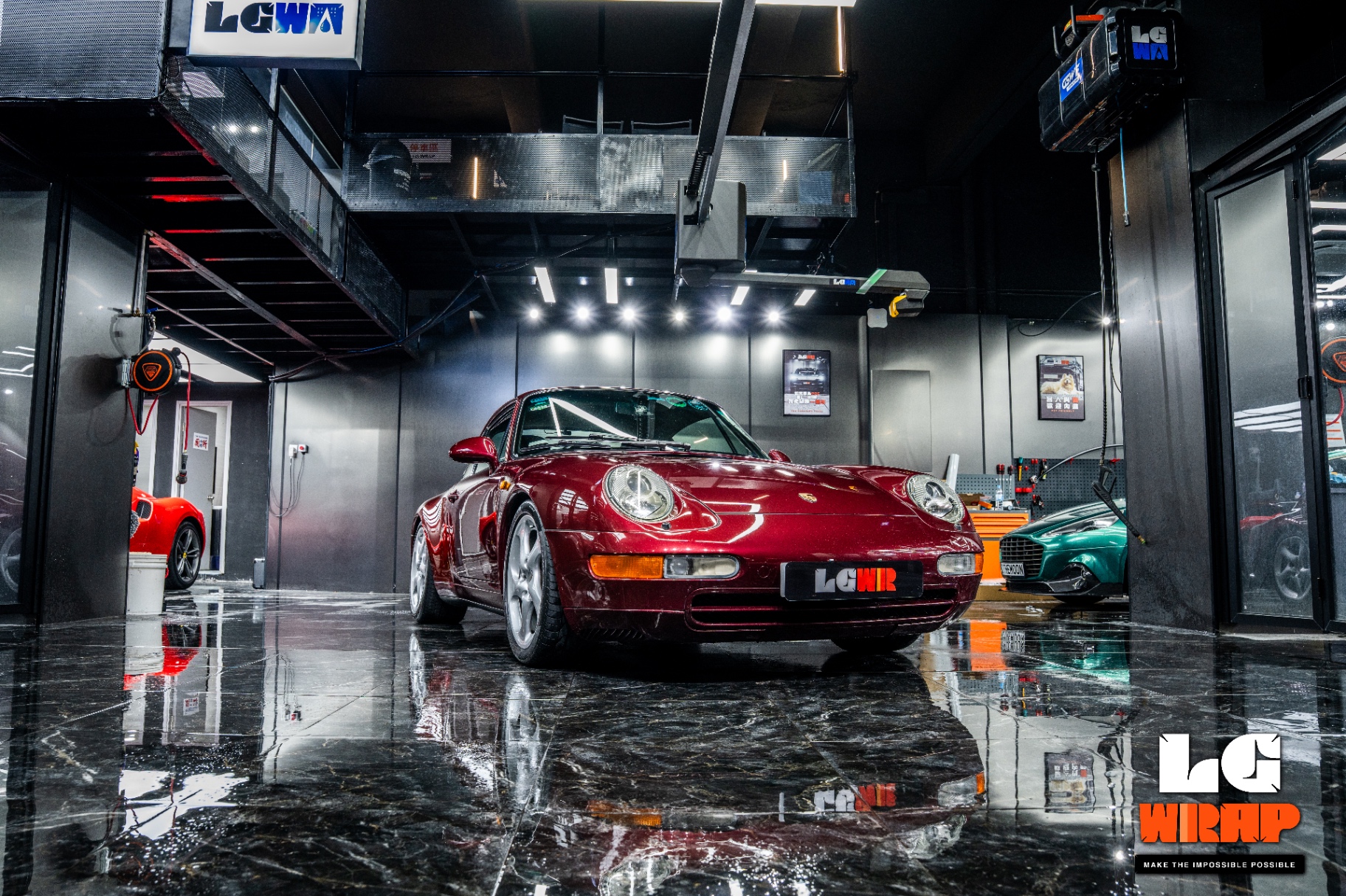 Letsgetwrap hand-trimmed and completed 1995 Porsche 911 Carrera 993
